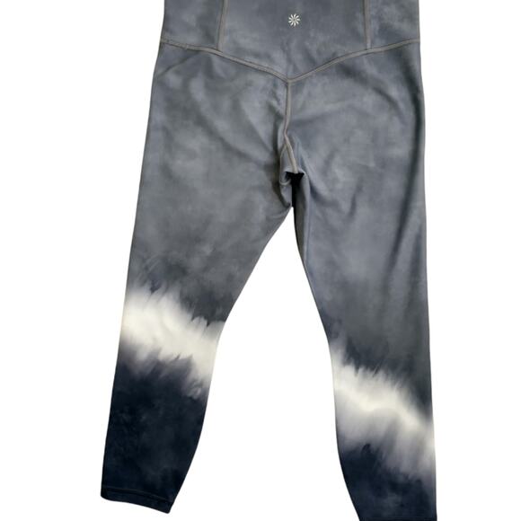 Athleta Elation 7/8 Tight Legging Wmn's Sz S Gray White Tie Dye Athletic pants - Picture 4 of 13